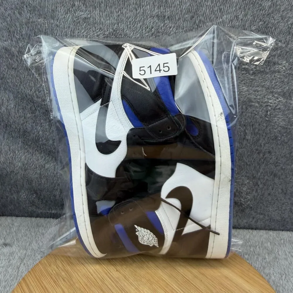 Jordan 1 Retro High OG Shoes Mens Size 10.5 Blue Basketball Sneakers 555088-041